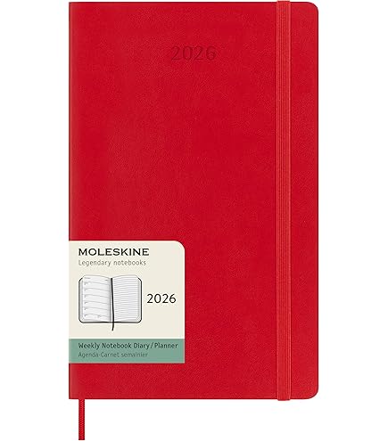 Leuchtturm1917 A5 Medium Weekly Planner 2026 Hardcover Rising Sun