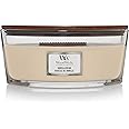 WoodWick Scented Candle with Crackling Wick | Vanilla Bean Ellipse Candle | Long Burning Candles: Up to 50 Hours Burn Time | Perfect Gifts for Women