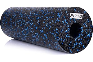‎FIZYO Fizyo Wałek Do Fitnessu, Jogi, Rehabilitacji, Pilatesu,do Samodzielnego Masażu Pleców Kręgosłupa, Mięśni Powięzi, Nóg Ramion, Powięziowy, Pianka EPP o Średniej Twardości (Niebieski, 45x15 cm)