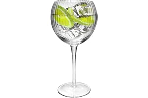 Ginsanity Retro Hayworth Coupe de Verres Gin & Tonic Ballon Cocktail/Lunettes dans Une Boîte Cadeau [585ml]