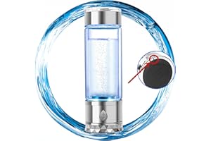NEW PACIFIC YOUYAH N.P Hydrogen Water Bottle Generator with Dual Chamber,PEM and SPE Technology,Up to 1700PPB,Portable Hydrogen Water Maker,Hydrogen Water Machine,New Technology Glass
