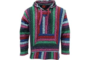 LOUDelephant Recycled Mexican Baja Jerga Hoody True Sizing M-4XL