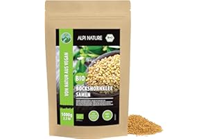 Alpi Nature Fieno Greco Semi BIO 1kg, bio Semi di Fieno Greco Interi di Methi per Cucina