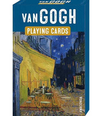 Piatnik- Gioco di Carte Starry Night Van Gogh, 2 x 55 Fogli, P2267