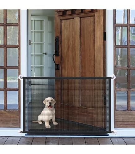 GOPLUS Barrière Pliable pour Chien, Grille Pivotante par Charnière à 360 ° Barrière de Sécurité pour Animaux, 4 Panneaux-Blanc GOPLUS Barrière Pliable pour Chien, Grille Pivotante par Charnière à 360 ° Barrière de Sécurité pour Animaux, 4 Panneaux-Blanc