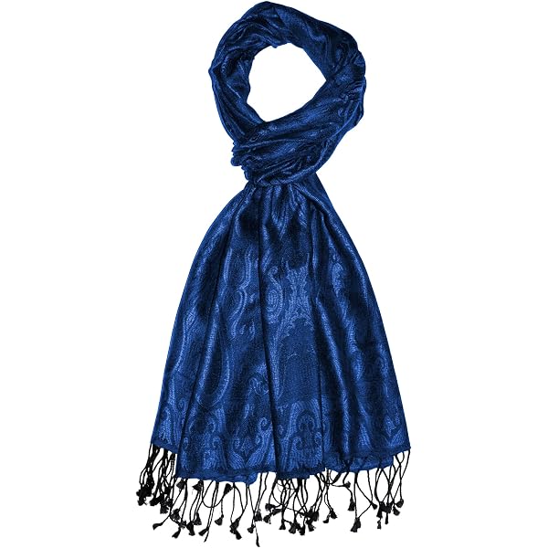 Sciarpa Uomo Lusso Lorenzo Cana - Pashmina In Seta Jacquard 190x70 Cm - Motivo Cachemire Oro E Beige - Made In Italy