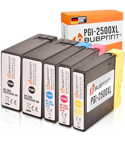 3x Tintenpatronen XL für Canon MAXIFY MB5050 MB5150 MB5350 ersetzt PGI