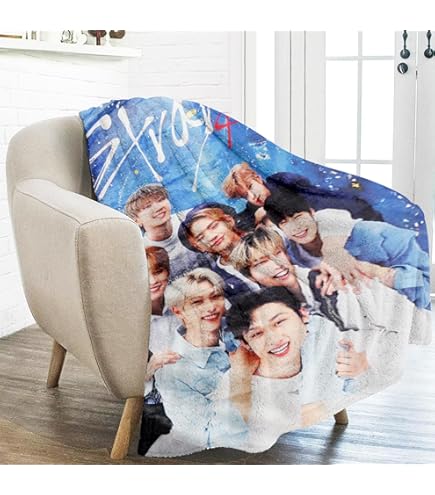 SKZ-oo Plush Cloak with Hood Stray-kids Shawl 'STAY' Bangchan