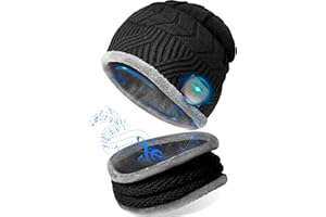CHEERFUN Regalos Hombre Originales Gorro Bluetooth - Ideas Regalo Hombre Adolescentes Amigo Invisible Regalos Papa Novio Navidad, Gorro con Auriculares Bluetooth Invierno Deporte para Musica Correr Senderismo