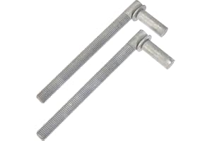 Alberts 410803 Stapel | ett par, för genomskruvning, justerbar | varmförzinkad | Bakstyckets diameter 16 mm | Längd 190 mm