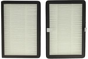 vhbw 2x filtro de partículas compatible con Rowenta Eclipse QU5030, QU5072, QU5060, QU5062 purificador, ventilador