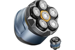 SINGPHERE Head Shavers for Men, 2025 Upgraded 6D Magnetic Head Shaver, Waterproof Wet/Dry Head Shavers for Bald Men, 2-Speed Mens Head Shaver Bald, Rechargeable Men's Skull Shaver
