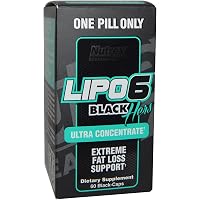 Nutrex Research Labs Lipo 6 Black Hers Ultra Concentrate, 60 Black-Caps NRX-00072