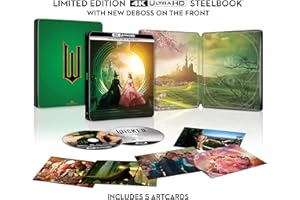 Wicked [4K Ultra HD & Blu-Ray] Limited Edition Steelbook & Artcards