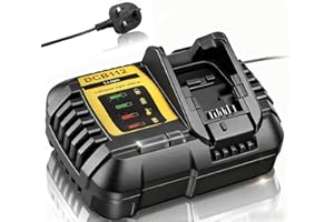 BONADGET Replacement for dewalt fast charger 12V-18V Battery DCB115 DEWDCB115 DCB115-GB DCB182 DCB184 DCB203 204 205 206 201 127 XR Multi Voltage Li-Ion Battery Charger 10.8V, 14.4V /18V, 230 V,