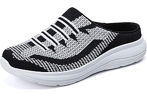 SMajong Sabots et Mules Femmes Pantoufle de Maison Respirantes Clogs de Jardin Antidérapant Chaussons Intérieur Extérieur Taille: 36-42 EU