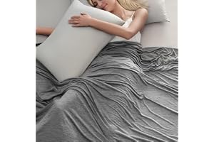 COVACURE Cooling Blanket, Arc-chill Cooling Fiber Summer Blankets, Double-sided Lightweight Cool Blanket for Night Sweats Adu
