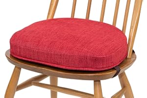 Inspirado Seat Pad for Ercol Windsor Dining Chair (Seat-width-422mm, 02-21 Bacardi-Bright Red) - order several if a set is required