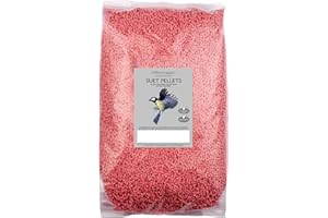 Johnston & Jeff 4kg Suet Pellets with Berries Wild Bird Food Wildlife