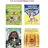 3 ve 4 ve 5.Sınıf U&ccedil;an Anne Terliği Top Yutan Ormanı Işıltılı Şeyler Koleksiyoncusu &Ouml;l&uuml;ms&uuml;z Aile 4 Kitap Set