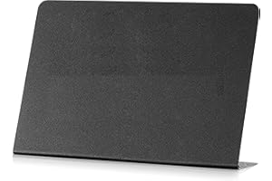 IRICUS 5 Pack Table Place Cards for Wedding Party Tables - Vintage Mini Chalkboard Sign - Little Chalkboard Reserved Signs for Tables - Plastic Reusable Black Table Place Name Card - Blackboard Place Cards