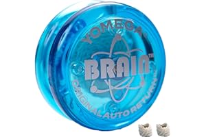 Yomega - Le Brain Original - Yoyo Professionnel pour Enfants et débutants, yoyo à retournement Automatique réactif, idéal pour Les Tours de Cordes + 2 Cordes supplémentaires