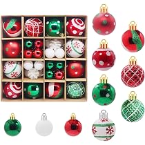 Aitsite 24PCS Palline di Natale Nero, 6CM Palle di Natale Decorazioni Albero di Natale Infrangibili, Set Palline Albero di Natale per L'albero di Natale Decorazione per La Casa