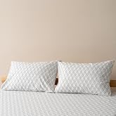Soley | Mix & Match | Limoges |%100 Pamuklu 2&rsquo;li Yastık Kılıfı Seti Beyaz