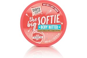 Dirty Works | The Big Softie Signature Body Butter | Shea Butter and Almond Oil | 400ml | Deep Nourishment and Long-Lasting Hydration