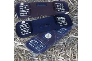 TYSONS BREECHES Super Kurzgurt Sattelgurt Kurz 20 25 30 Schwarz Braun Sattel Gurt Minishetty Falabella Tysons (25 cm, Schwarz)