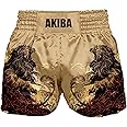 AKIBA Muay Thai Short Classic Men and Women Boxing Fighting MMA BJJ Gym Kick Boxing GAPPLING Martial