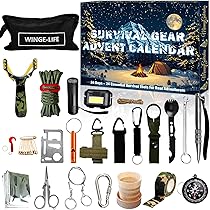 Survival Adventskalender 2025 Für Männer - 24 Tage Outdoor-Abenteuer Geschenk