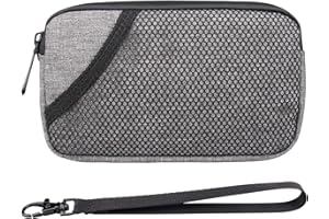 Firedog bolsas a prueba de olores, bolsa a prueba de olor, bolsas de viaje forradas de carbono para almacenamiento de almacenamiento a prueba de olores (gris, 16,5 x 10 cm)