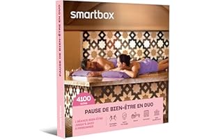 Smartbox - Coffret cadeau Pause bien-être ou beauté du corps ou du visage pour 1 ou 2 personnes - Idée cadeau détente