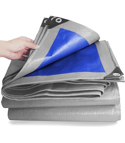 Telone In Tessuto 220g 8m X 10m Telone Di Copertura Telone Per Barca Telone Per Tutti Gli Usi Telone | Leroy Merlin - Foto 7