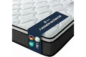 Zinus Tight Top materac ze sprężynami kieszeniowymi 90 x 190 cm – ortopedyczny materac o średnim stopniu twardości – wyściółka z recyklingu i pianka o wysokiej gęstości dla komfortu – wysokość 25 cm –