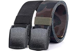 TENINE Taktischer Gürtel, Unisex Gürtel Nylon Canvas Belt, Taktisch Gürtel Schwerlast Militär Nylon Web Gurt Riggers Belt