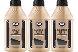 K2 Limpiador de Radiador Pack de 3 - Limpia de Circuito de Refrigeración - Eliminador el óxido y Las Incrustaciones Radiator Flush - 400 ml