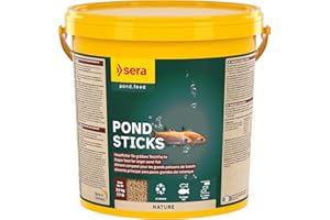sera Pond Sticks 21 L 3,5 KG | alimento Principal para Peces Grandes del Estanque | Sticks flotantes, Que Mantienen su Forma Durante Mucho Tiempo, para, por Ejemplo, Kois y Carpas Doradas