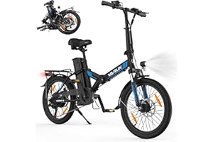 ‎VARUN VARUN E Bike, 20 Inch Electric Bicycle Women Men with 48 V Lithium Battery, 250 W 55 NM Motor, Pedelec E-Bike Foldable with 7-Speed Gear, LCD Display, Bicycle Electric with 3 Riding Modes, EU
