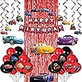 Party Propz Car Theme Decoration for Birthday Combo - 46Pcs Kit for Boys - Birthday Decoration for Boys Theme/ Happy Birthday Decoration Kit for Boy/ Car Theme Birthday Decorations for Boys