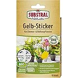 Substral Naturen Bio Gelbstecker, Gelbsticker, insektizidfreie Leimfallen zum Schutz von Zierpflanzen, 15 Stück