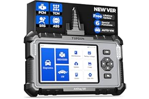 TOPDON OBD2 Scanner ArtiDiag500, Engine Transmission ABS SRS Diagnostic Tool, SAS Calibration/Throttle Reset/Oil Reset, AutoVIN, Car Battery Voltage Test, Wi-Fi Free Update