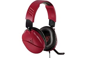 Turtle Beach Recon 70N Rouge Casque Gaming - Nintendo Switch, PS4, PS5, Xbox One et PC