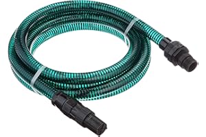 AL-KO 110005 wąż ssący 44259 cali, długość 4 m, do pomp ogrodowych i domowych wodociągów, z zaworem zwrotnym