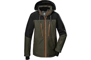 Killtec Kurtka narciarska/kurtka funkcyjna z odpinanym kapturem i łapaczem śniegu Mężczyźni Ksw 127 Mn Ski Jckt
