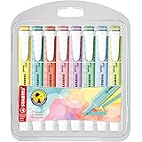 Evidenziatore - STABILO swing cool Pastel - Astuccio da 8 - Colori assortiti