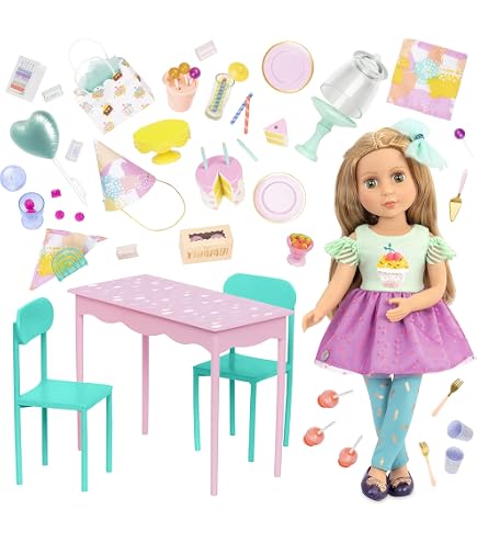 Li'l Woodzeez Glitter Girls – Ensemble Feu De Camp Et Barbecue Pour Poupées De 35 Cm