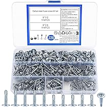 415 Pezzi Viti Autoperforanti Acciaio Inox - Set Completo Per Fai Da Te E Lavorazioni Professionali