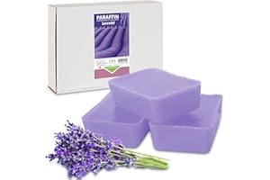Kosmetex Wellness-Paraffinbad Lavender Lavendel – Paraffin-Entspannungsbad für Hände und Füße – Paraffinwachs – Paraffin-Block für Wachserwärmer (2x 500ml)